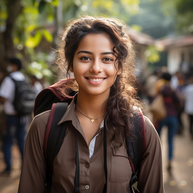 Photo bangladeshi student girl