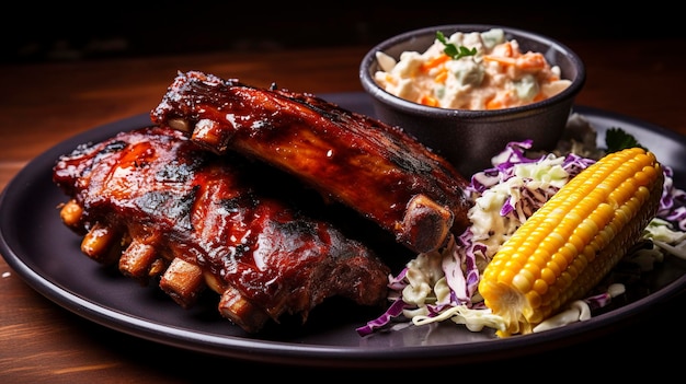 A Photo of BBQ Chicken Ribs