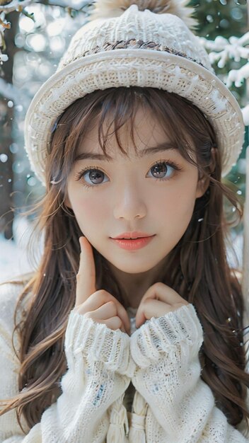 Photo of a beautiful Asian girl