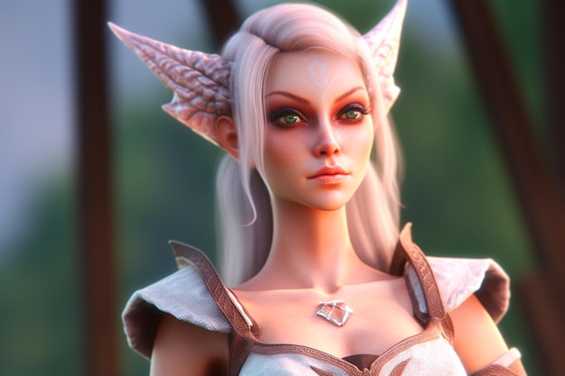 photo of a beautiful elf