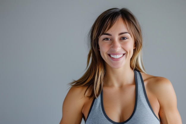 Photo of a Beautiful Female Fitness Instructor Generative AI