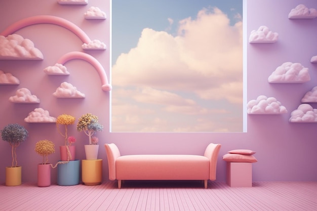 Photo beautiful pastel aesthetic background