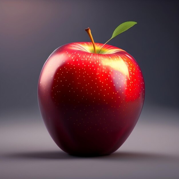 Фото красивого красного яблока