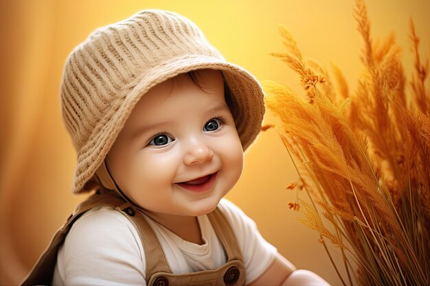 photo of Beautiful smiling cute baby