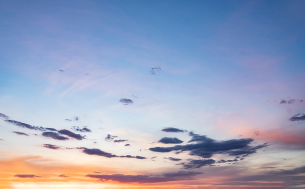 Photo of beautiful sunset at sunset