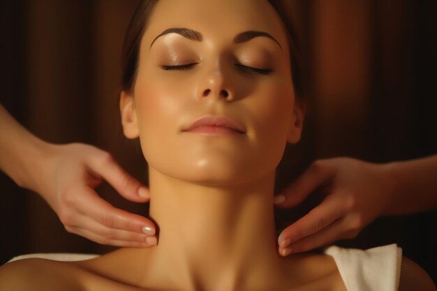 Photo beauty spa and masage relaxation