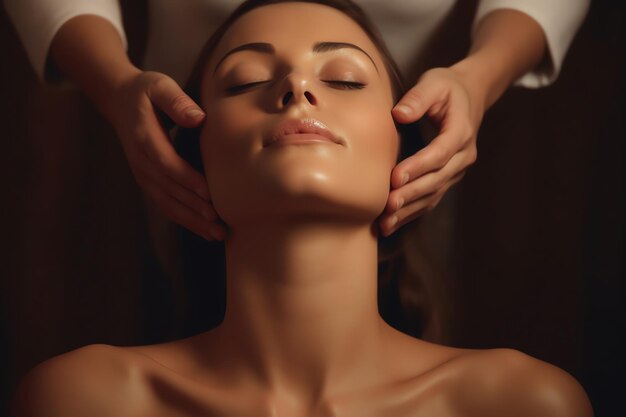 Photo beauty spa and masage relaxation