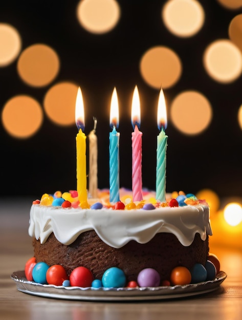 Photo Of Birthday Cake Candles