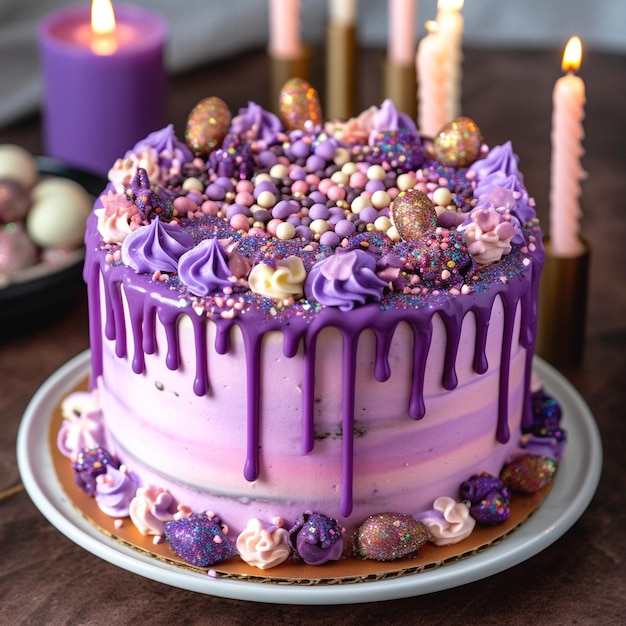 photo of birthday cake