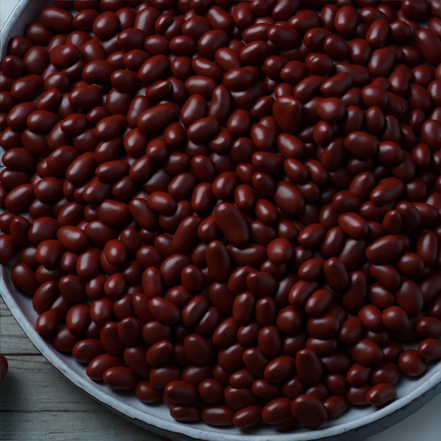 Foto i fagioli neri sono una fonte di vitamina c