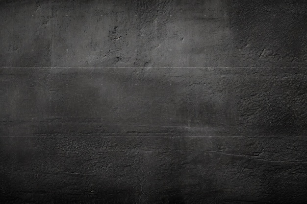 Photo of black painted surface texture Grunge wall texture