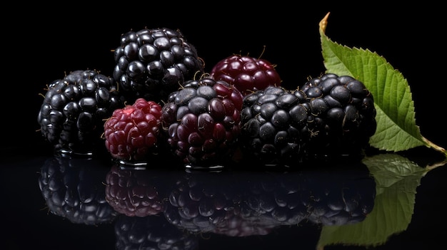 Photo of blackberry grains