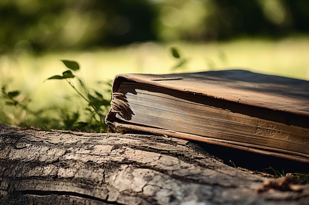 Photo of A blank open book