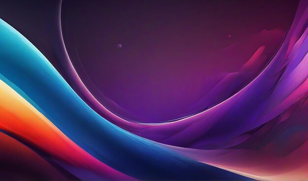 Photo blue and pink technology waves abstract background