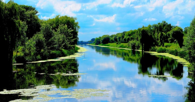 Photo of blue sky boston countryside Photo