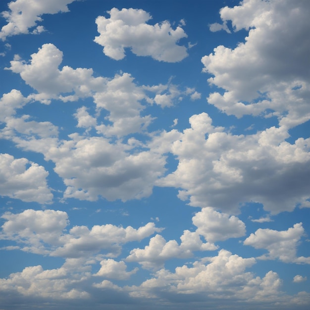 Photo blue sky and clouds nature background generated by ai