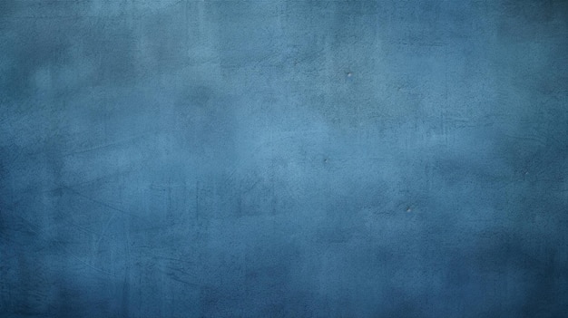 Photo of blue smooth abstract wall textured background design