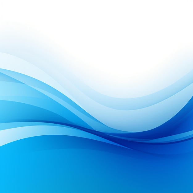 Photo of blue waves background design landscape