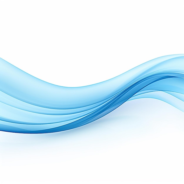 Photo photo of blue waves backgroundblue waves background for design ai gnerated