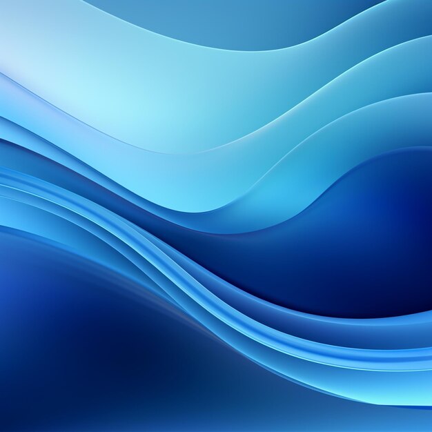 青い波の背景の写真 - デザインのための青い波のバックグラウンド - AIGenerated