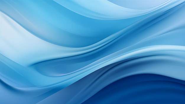 photo of blue waves backgroundblue waves background for design ai gnerated