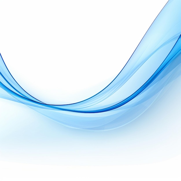 Photo of blue waves backgroundblue waves background for design AI Gnerated