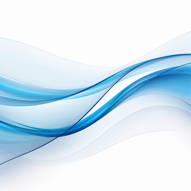 Photo photo of blue waves backgroundblue waves background for design ai gnerated