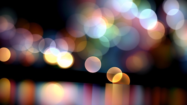 Photo of blurred lights in motion