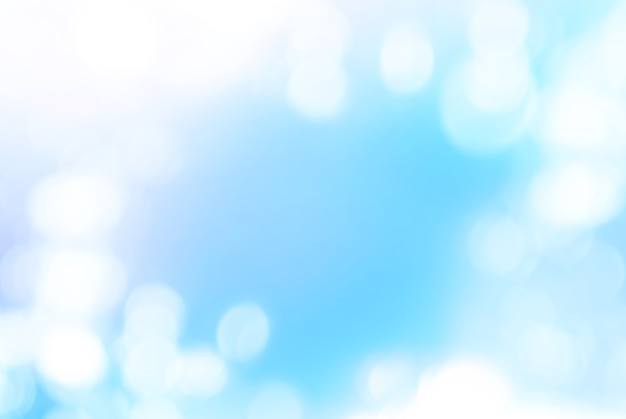 Photo Bokeh isolated on Blue Color, background