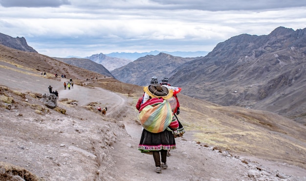 Photo Book of the Nevado de Ausangate of the Pacchanta community in Ausangate Cusco Peru