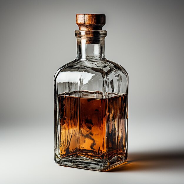 Photo photo of the bottle with a white background