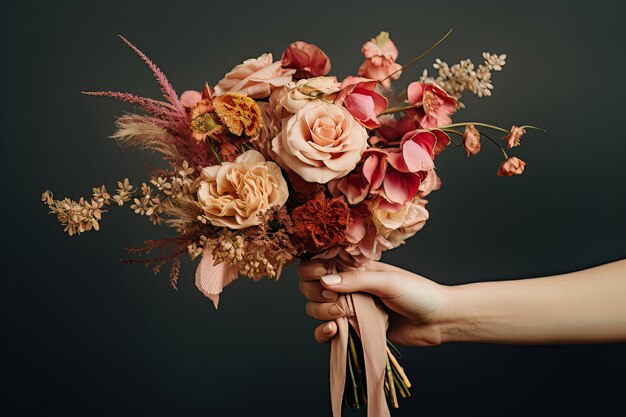 Photo of Bouquet in Hand