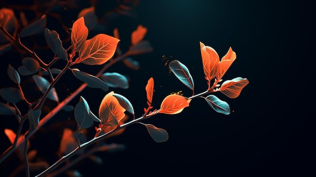 Photo of branches and leaves desktop wallpaper and backgrounds