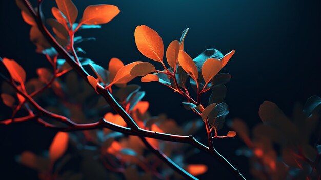 Photo photo of branches and leaves desktop wallpaper and backgrounds