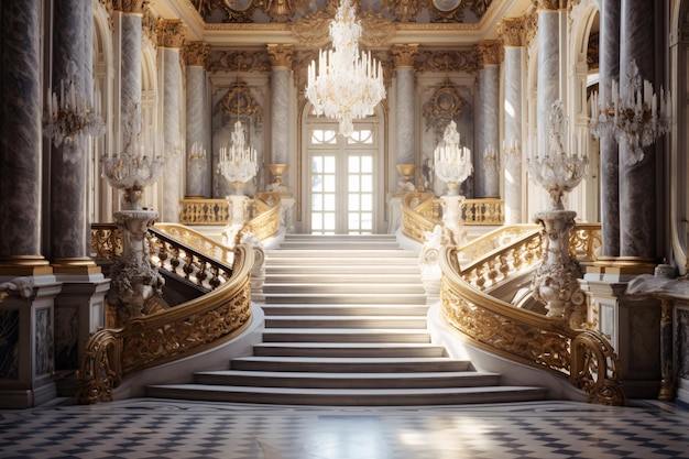 photo breathtaking beauty of the Palace of Versailles