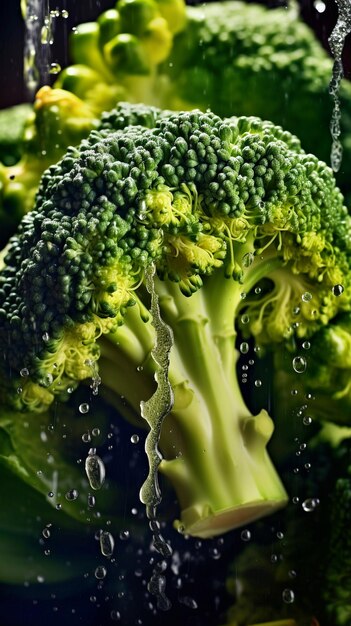 Foto una foto di broccoli