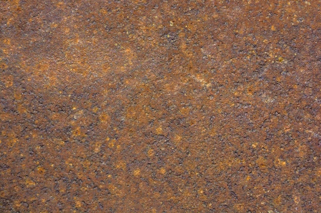 Photo of a brown grunge rusty metal texture background