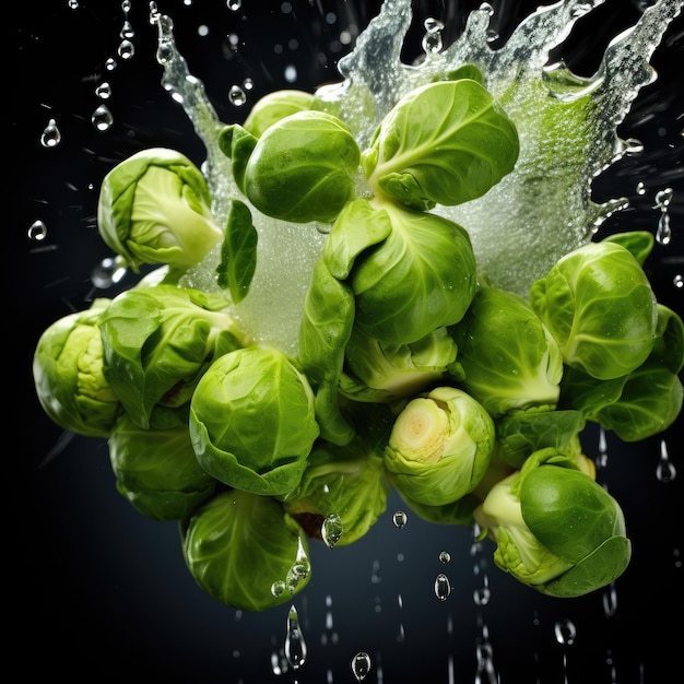 a photo of brussels sprouts