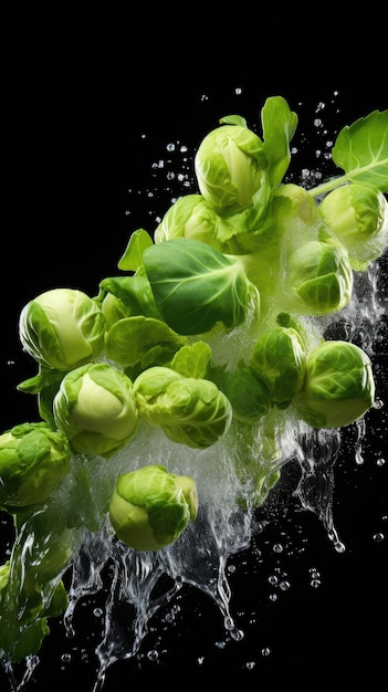 a photo of brussels sprouts