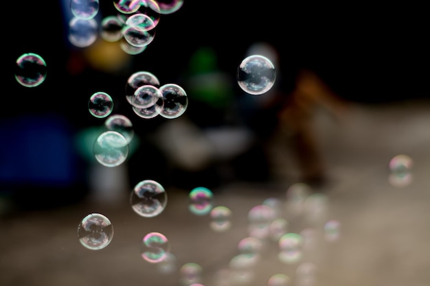 Photo of bubble and background