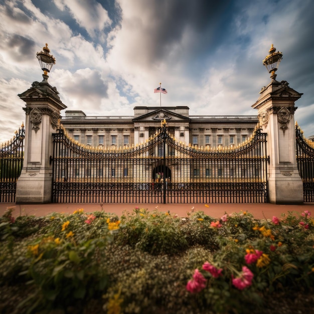 Photo of Buckingham Palace in London England