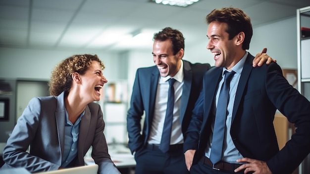 Photo of business meeting and people doing and discuss