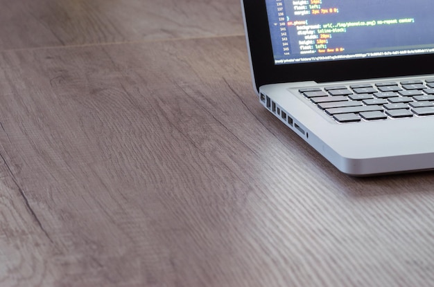 Photo of businessman code coding