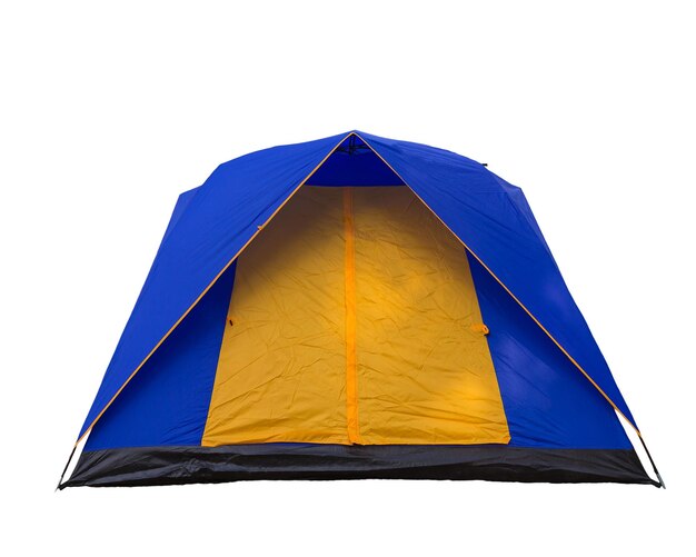 Photo photo camping tent on white background