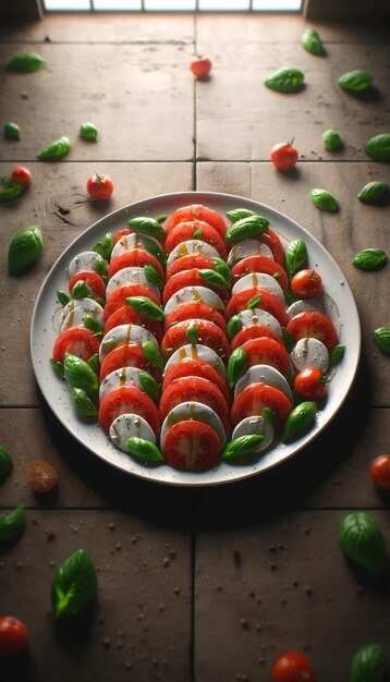 Photo caprese salad