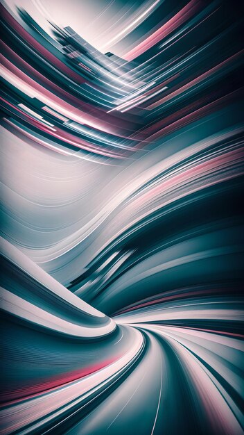 Photo of a captivating abstract curve that mesmerizes the viewer