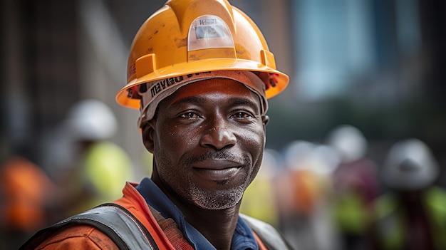 Photo capturing the essence of Labor Day with tall skyscrapers representing the urban workforce