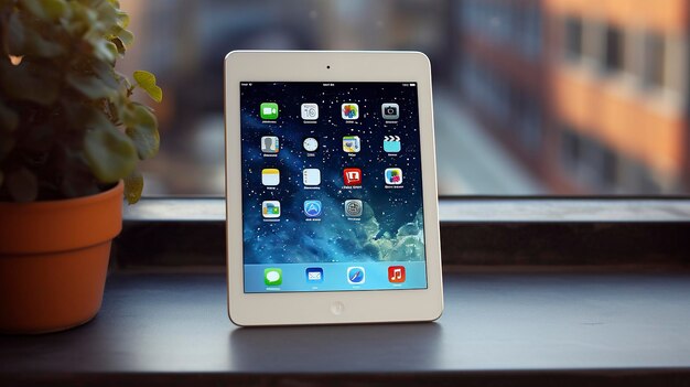 A Photo capturing the simplicity of an iPad mini with a minimalistic background