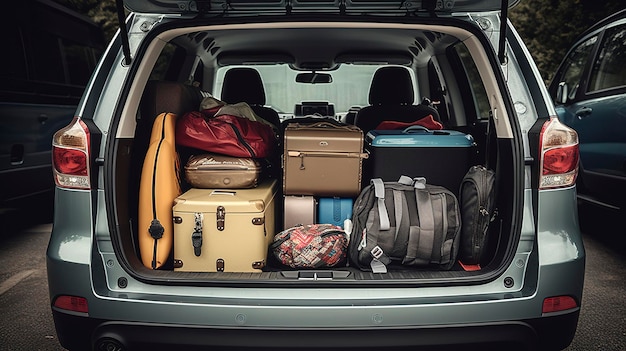 A Photo of a Car Rental Luggage Space