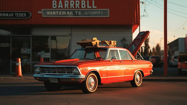 Photo a photo of a car rental roadside assistance